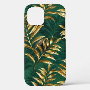 Case-Mate iPhone Case Motif sans couture avec des fougères dorées