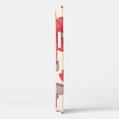 Coques Case-Mate iPhone Motif sans couture avec des pavots.  (Verso / Droite)