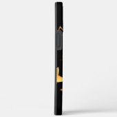 Coques Case-Mate iPhone Motif sans couture avec étoiles d'or (Verso / Droite)