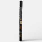 Coques Case-Mate iPhone Motif sans couture avec étoiles d'or (Verso / Gauche)