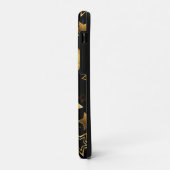 Coques Case-Mate iPhone Motif sans couture avec étoiles d'or (Dos/Gauche)