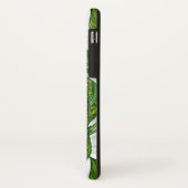 Coques Case-Mate iPhone Motif sans couture avec Feuilles de thé vert (Dos/Gauche)