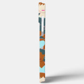 Coques Case-Mate iPhone Motif sans couture avec filles noires et blanches (Verso / Gauche)