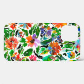 Coques Case-Mate iPhone Motif sans couture avec fleurs  (Verso (horizontal))