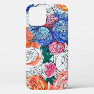 Case-Mate iPhone Case Motif sans couture avec fleurs colorées