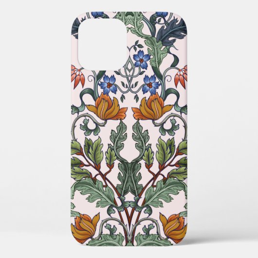 Coques Case-Mate iPhone Motif sans couture avec fleurs dans le style art d (Verso)