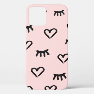 Case-Mate iPhone Case Motif sans couture avec le coeur et les yeux fermé
