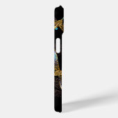 Coques Case-Mate iPhone Motif sans couture avec libellules d'or (Verso / Droite)