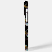 Coques Case-Mate iPhone Motif sans couture avec libellules d'or (Verso / Gauche)