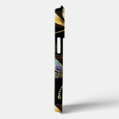 Coques Case-Mate iPhone Motif sans couture avec libellules d'or (Verso / Droite)