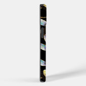 Coques Case-Mate iPhone Motif sans couture avec libellules dorées (Verso / Droite)