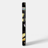 Coques Case-Mate iPhone Motif sans couture avec libellules dorées (Verso / Gauche)