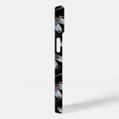 Coques Case-Mate iPhone Motif sans couture avec libellules dorées (Verso / Droite)