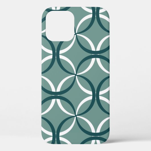 Coques Case-Mate iPhone Motif sans couture avec lignes ondulées (Verso)