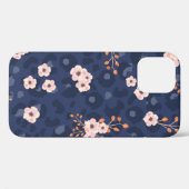 Coques Case-Mate iPhone Motif sans couture avec peau de léopard et rose pe (Verso (horizontal))