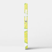 Coques Case-Mate iPhone Motif sans couture avec tranches de citron jaune s (Verso / Gauche)