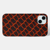 Coques Case-Mate iPhone Motif sans couture de flux de lave (Verso (horizontal))