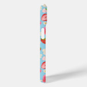 Coques Case-Mate iPhone Motif sans couture de fraise à l'aquarelle mignon (Verso / Droite)