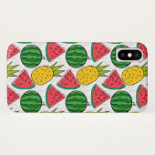Coques Case-Mate iPhone Motif sans couture de fruits | Motif de surface de (Dos (Horizontal))