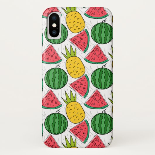 Coques Case-Mate iPhone Motif sans couture de fruits | Motif de surface de (Dos)