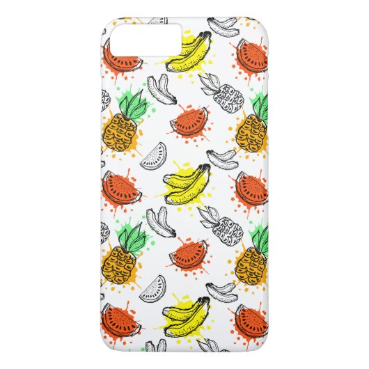 Coques Case-Mate iPhone Motif sans couture de graphique de vecteur (Dos)