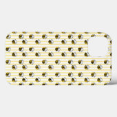 Coques Case-Mate iPhone Motif sans couture de jolie abeille (Verso (horizontal))
