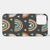 Coques Case-Mate iPhone Motif sans couture des coeurs dessinés à la main e (Verso (horizontal))