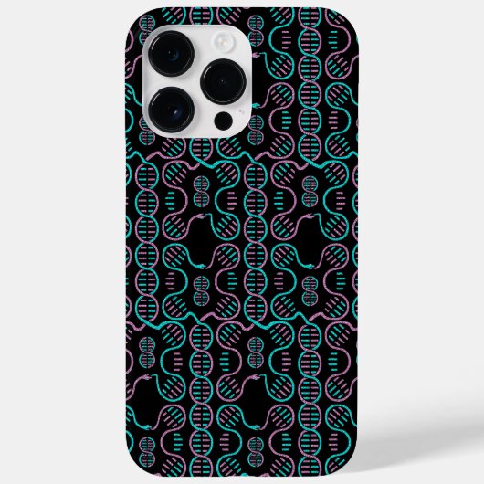 Coques Case-Mate iPhone Motif sans couture du serpent (Verso)