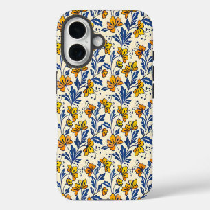 Coques iPhone 16 Motif sans couture époustouflant de fleurs et de f