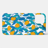 Coques Case-Mate iPhone Motif sans couture. Fleur de citron. Les fleurs so (Verso (horizontal))