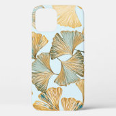 Coques Case-Mate iPhone Motif sans couture Gingko Feuille (Verso)
