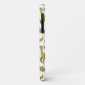Coques Case-Mate iPhone Motif sans couture Giraffe jaune blanc arrière - p (Dos/Gauche)