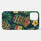 Coques Case-Mate iPhone Motif sans couture Hawaiian tropical avec t (Verso (horizontal))