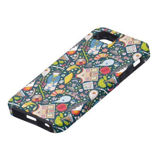 Coques Case-Mate iPhone Motif sans couture japonais (Bas)