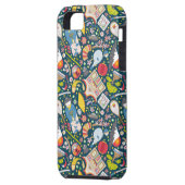 Coques Case-Mate iPhone Motif sans couture japonais (Dos gauche)