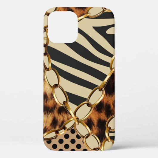 Coques Case-Mate iPhone Motif sans couture Leopard Poster de animal (Verso)
