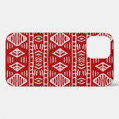Coques Case-Mate iPhone Motif sans couture peinte à la main rayée avec eth (Verso (horizontal))