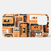 Coques Case-Mate iPhone Motif sans couture rétro (Verso (horizontal))