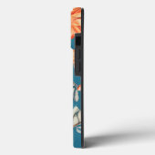 Coques Case-Mate iPhone Motif sans couture rétro (Verso / Gauche)