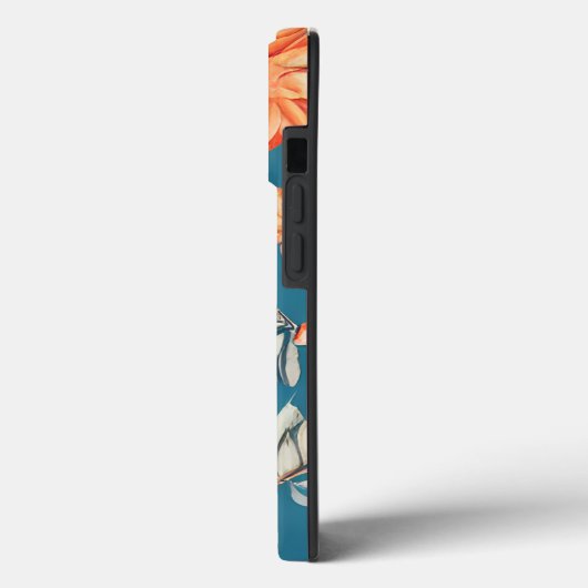 Coques Case-Mate iPhone Motif sans couture rétro (Verso / Gauche)