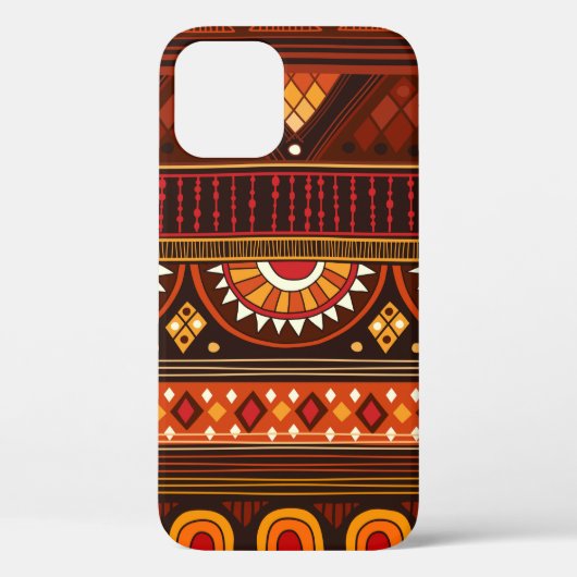 Coques Case-Mate iPhone Motif sans couture tribale. (Verso)