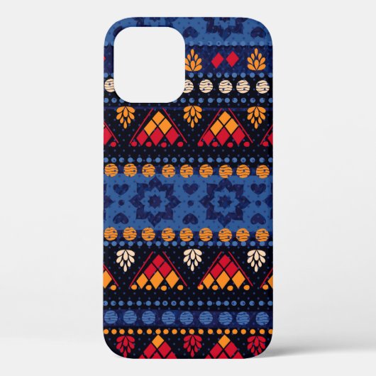 Coques Case-Mate iPhone Motif sans couture tribale. (Verso)