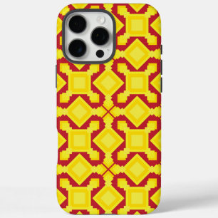 Coques iPhone 16 Pro Max motif sans faille caractéristiques dorées complexe