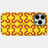 Coques Case-Mate iPhone motif sans faille caractéristiques dorées complexe (Verso (horizontal))