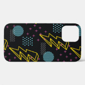 Coques Case-Mate iPhone motif sans faille de style années 90 (Verso (horizontal))