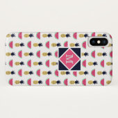 Coques Case-Mate iPhone Motif Sans Fil Avec Ananas Et (Dos (Horizontal))