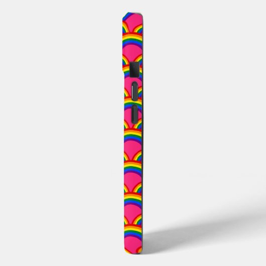 Coques Case-Mate iPhone Motif sans joint avec arc-en-ciel (Verso / Gauche)