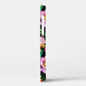 Coques Case-Mate iPhone Motif sans joint avec fleurs Iris et Peony, Eau (Verso / Gauche)