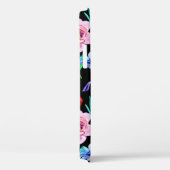 Coques Case-Mate iPhone Motif sans joint avec fleurs Iris et Peony, Eau (Verso / Droite)