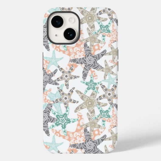 Coques Case-Mate iPhone Motif sans Seamless Starfish (Verso)